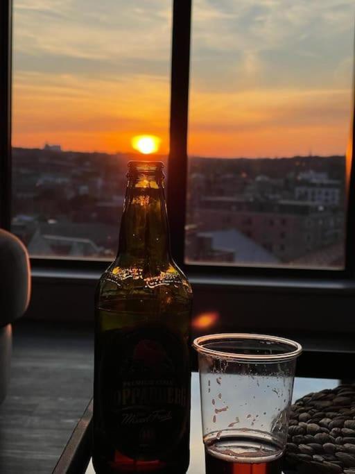 The Pad By The Beach Penthouse Apartment With Sunset And City Views 본머스 외부 사진